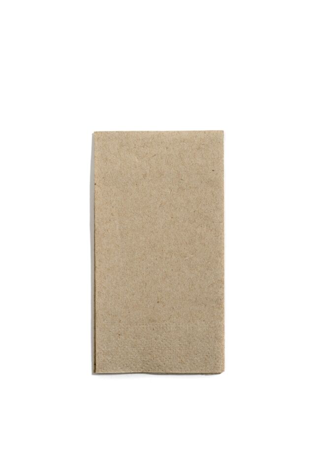 Peçete Çift Kat Kraft Garson Katlama 1/8 33x33 cm (Açık hali) 2400 Adet