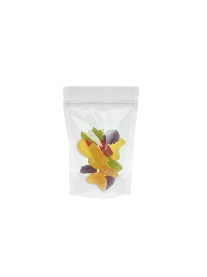Şeffaf Kilitli Düz kesim Doypack Ambalaj 10x15+3 cm-50 gr. 2500 Adet