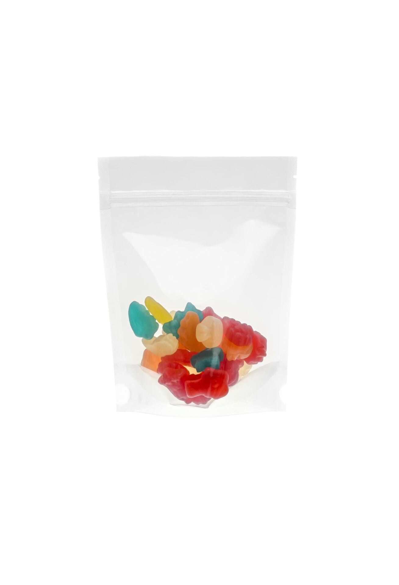 Şeffaf Kilitli Düz kesim Doypack Ambalaj 14x17,5+3,5 cm-100 gr.