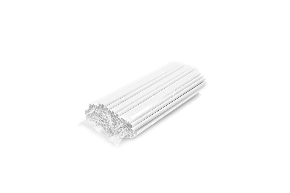 Kağıt Pipet Beyaz Sargısız 6x195mm 6000 Adet