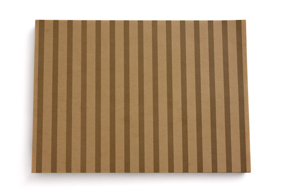 Dikey Çizgili Kraft Servis Kağıdı 40x28,4 cm