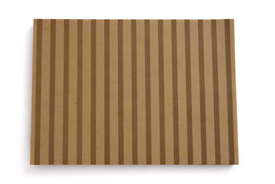 Dikey Çizgili Kraft Servis Kağıdı 39,8x28,4 cm 500 Adet