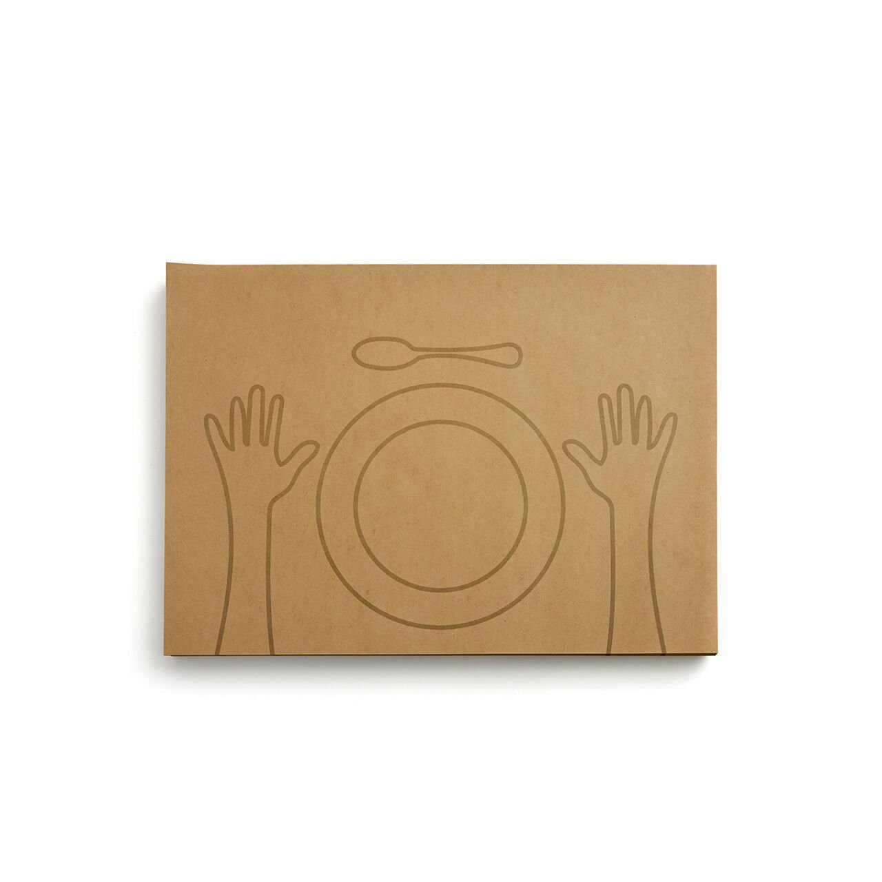 El-Tabak Desenli Kraft Servis Kağıdı 34x24,5 cm
