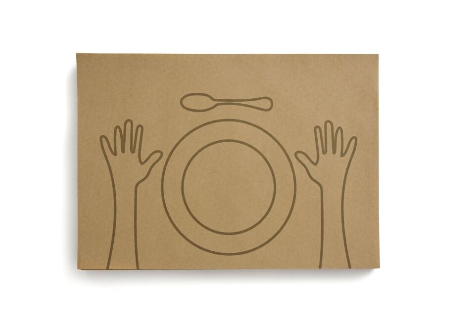 El-Tabak Desenli Kraft Servis Kağıdı 39,8x28,4 cm 500 Adet