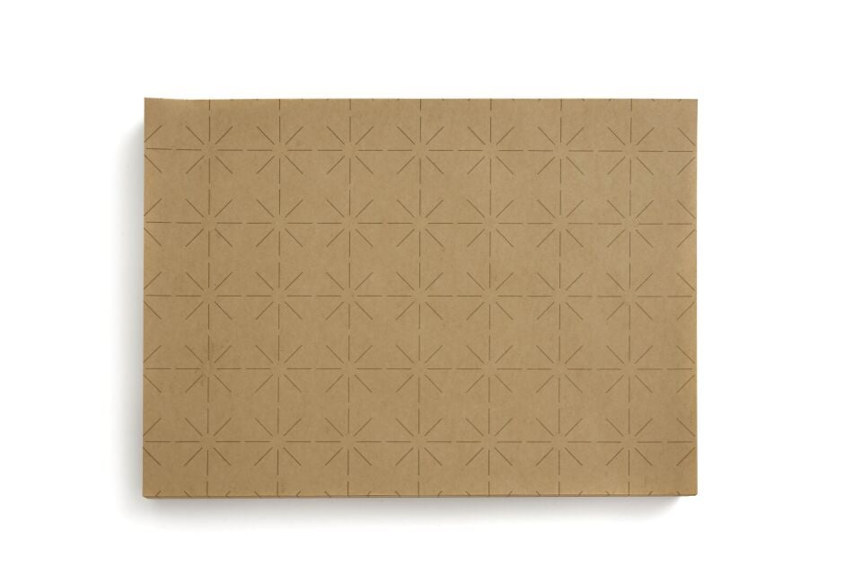 Yıldız Desenli Kraft Servis Kağıdı 34x24,5 cm 500 Adet