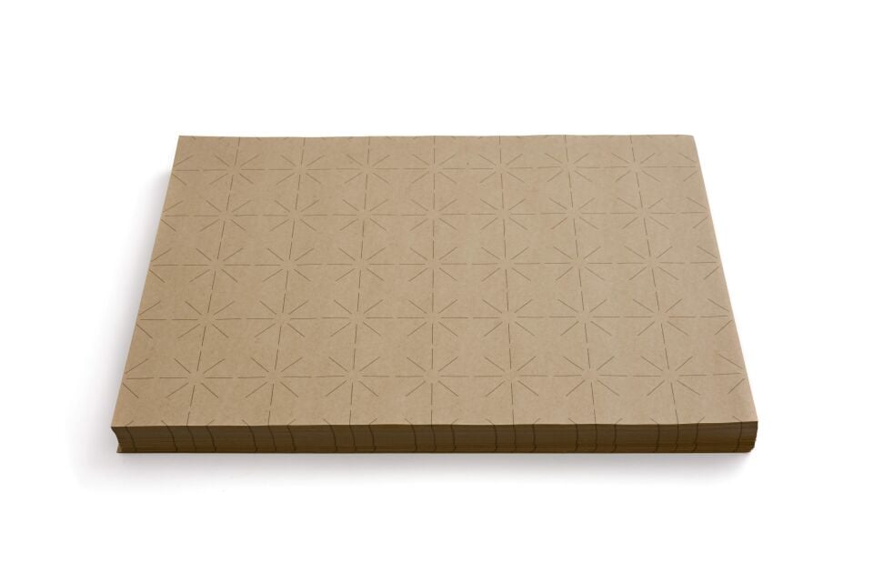 Yıldız Desenli Kraft Servis Kağıdı 39,8x28,4 cm 500 Adet