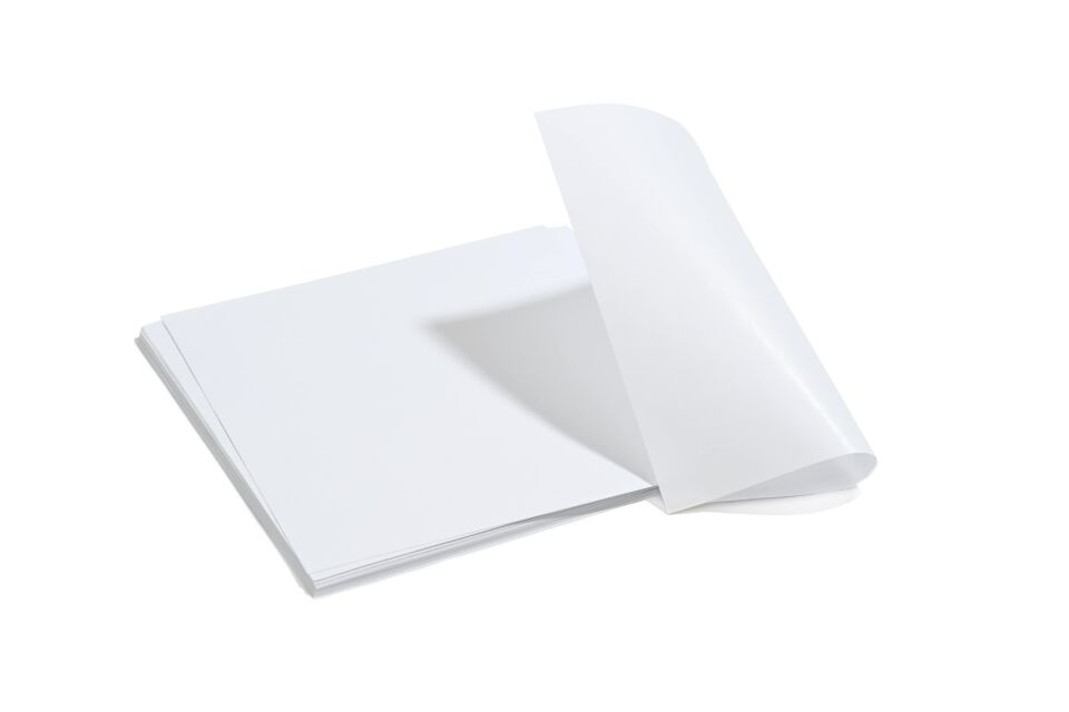 Yağlı Beyaz Servis Kağıdı 17x17 cm  (5,068gr-3000 Adet) 3000 Adet