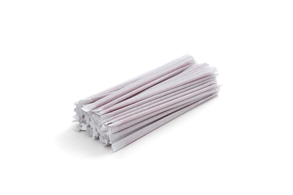 Kağıt Sargılı Kırmızı Pipet 6x190 mm 200 Adet