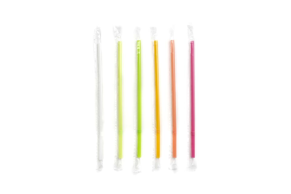 Frozen Karışık Renkli Körüklü Pipet 230x6mm