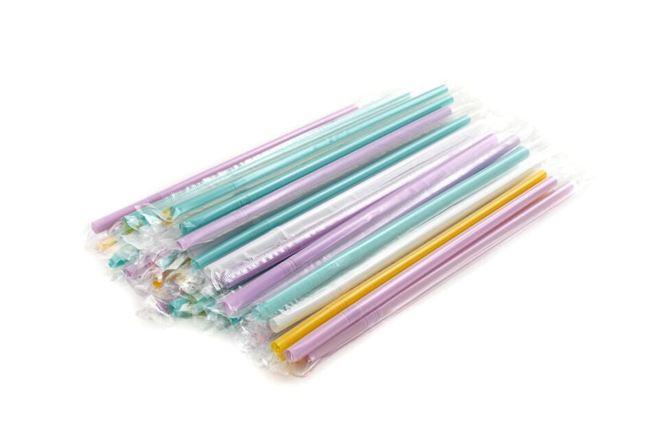 Frozen Karışık Renkli Körüklü Pipet 230x8mm