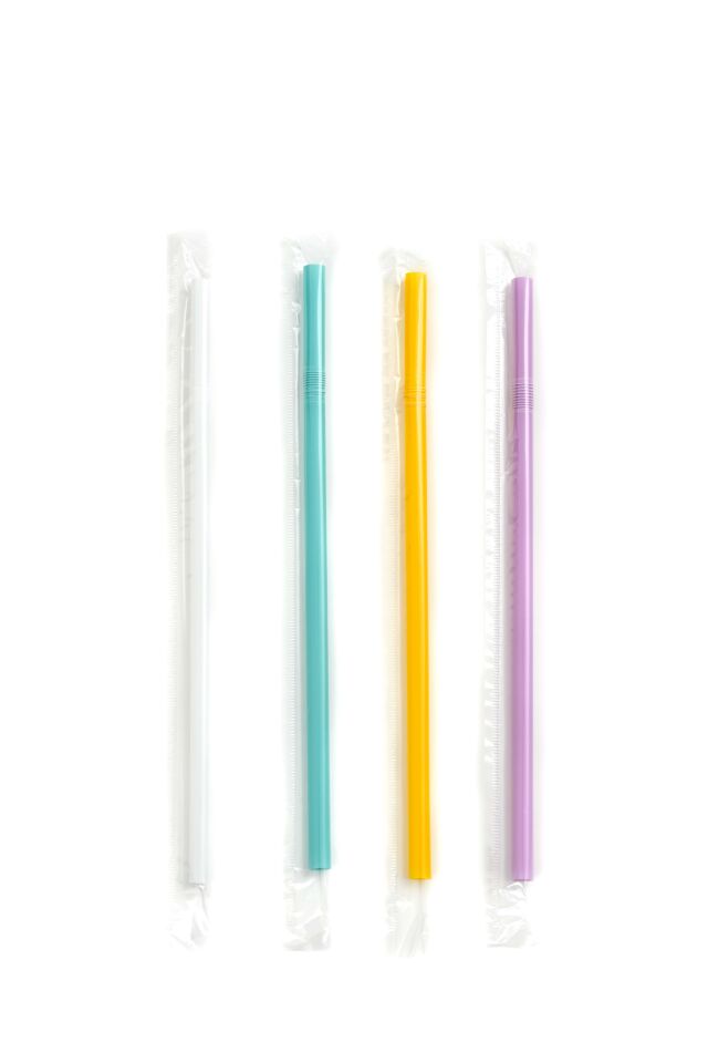 Frozen Karışık Renkli Körüklü Pipet 230x8mm