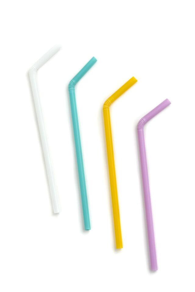 Frozen Karışık Renkli Körüklü Pipet 230x8mm