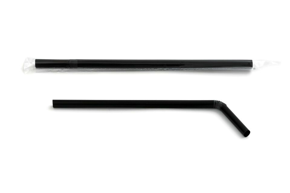 Frozen Siyah Körüklü Pipet 230x8mm