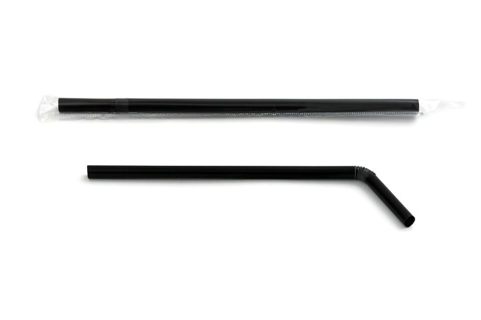Frozen Siyah Körüklü Pipet 230x8mm