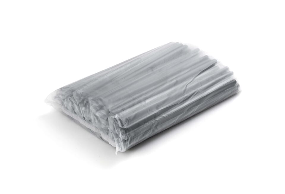 Frozen Siyah Körüklü Pipet 230x8mm 5000 Adet