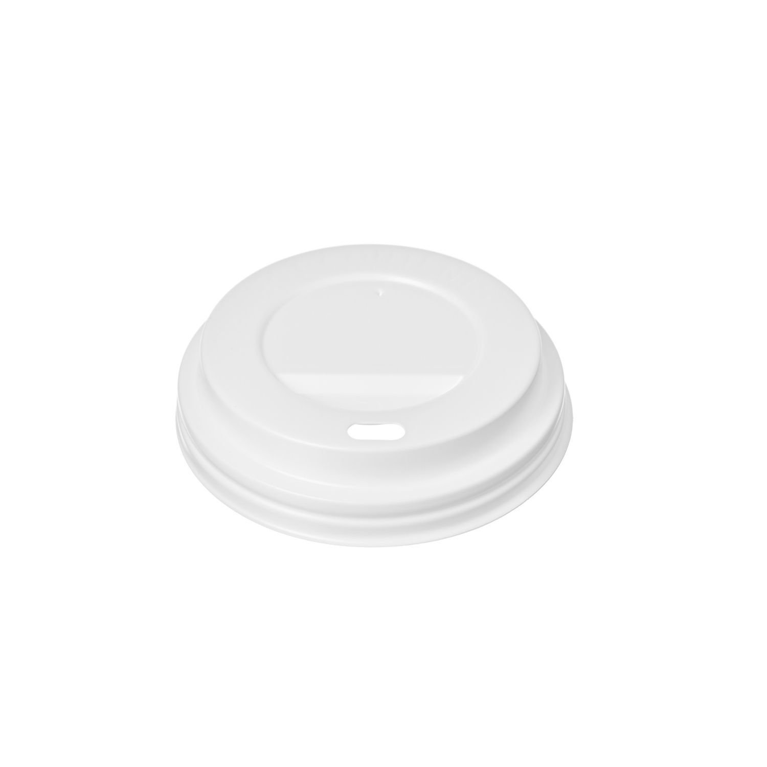 4 oz Sıcak İçecek Bardak Kapağı Beyaz (62 mm Çap) 100 Adet