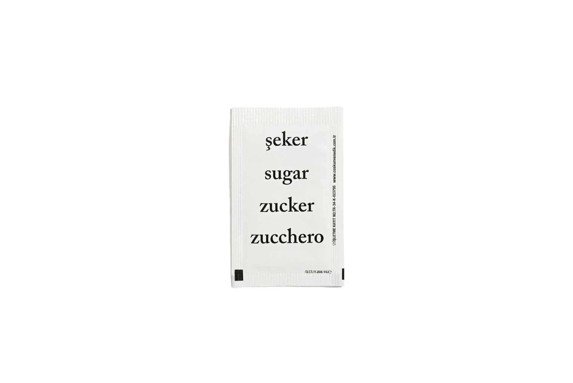 Paket Şeker 4 gr (8x5cm) 2000 Adet