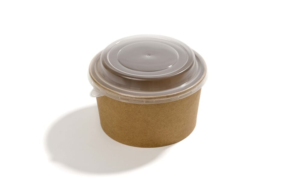 145 Çap Sıcağa Dayanıklı Tahliye Delikli PP Kapak (550 ve 750 ml Kaseler İçin) 50 Adet